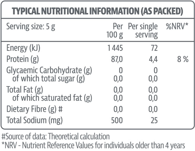 Gelatine Powder 200g Nutritable