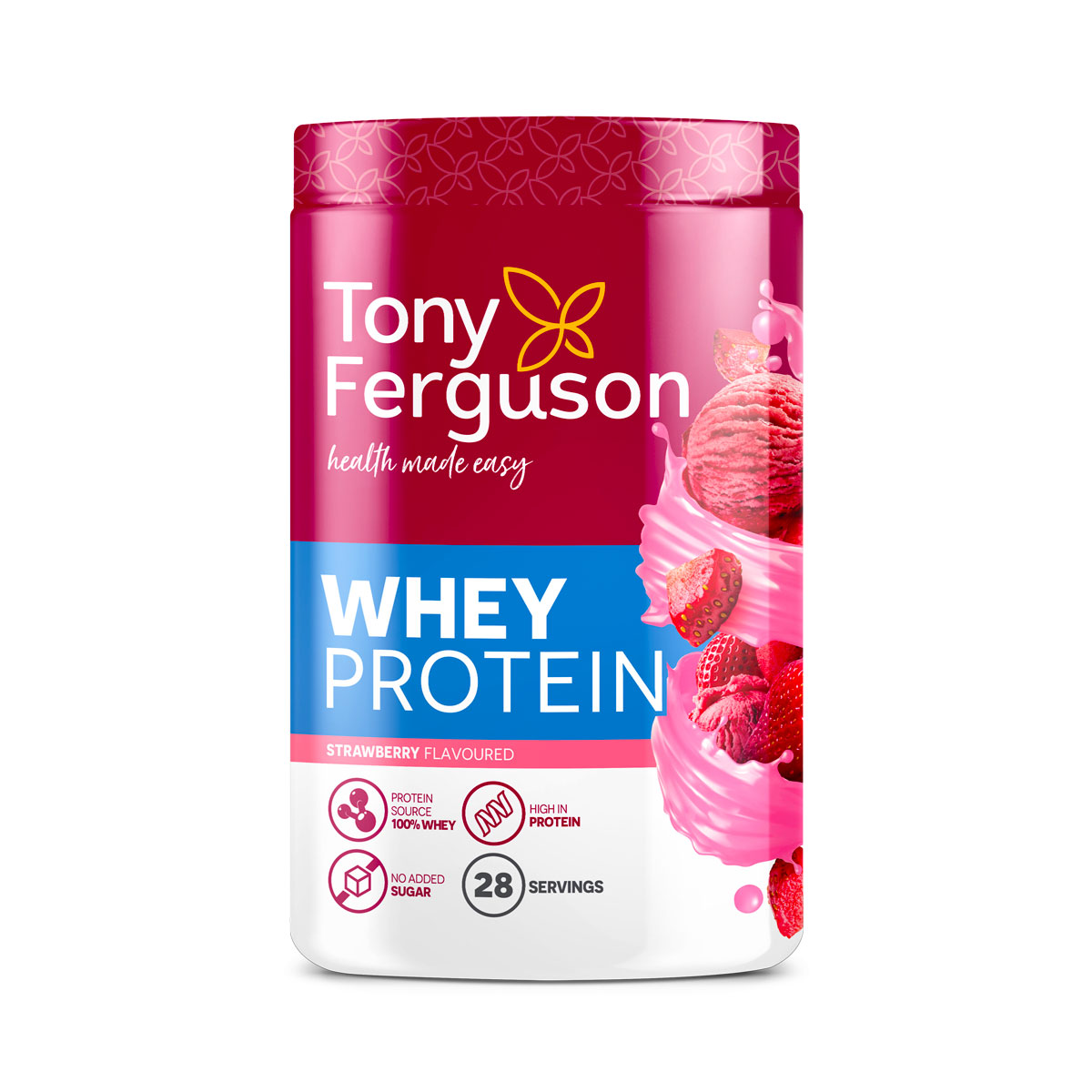 6009557142007 whey protein strawberry 840g