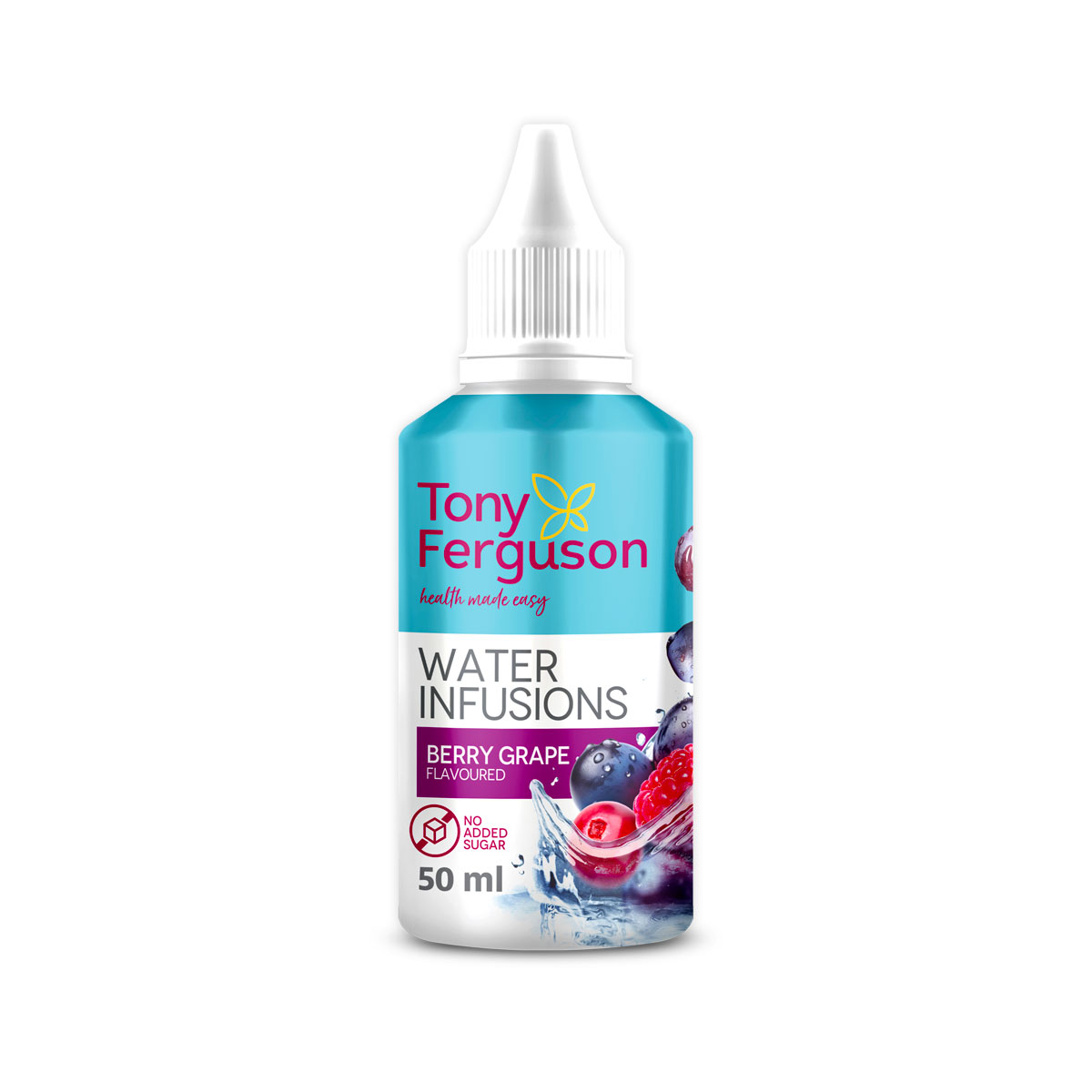 Water Infusion Drops Berry Grape - 50ml 1 | Tony Ferguson SA | Water Infusion Drops Berry Grape - 50ml Water Infusion Drops Berry Grape - 50ml