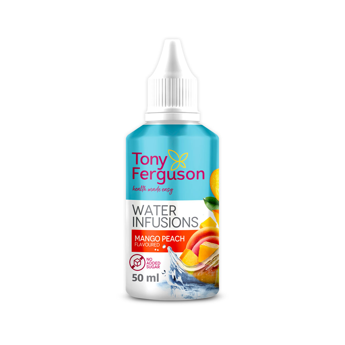 Water Infusion Drops Mango Peach - 50ml 1 | Tony Ferguson SA | Water Infusion Drops Mango Peach - 50ml Water Infusion Drops Mango Peach - 50ml