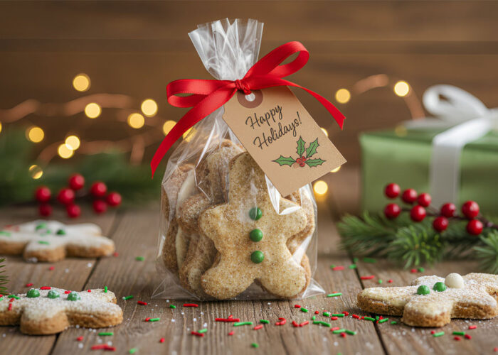 diy festive cookie favours